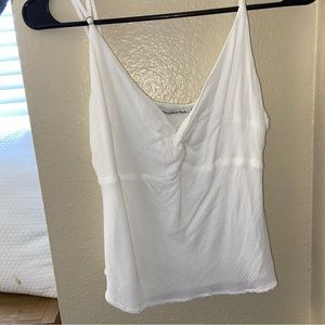 White Abercrombie & Fitch tank top - NEED TO SELL ASAP - please send best offer